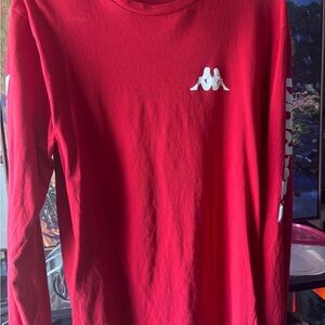 Kappa Kids Red Long Sleeve Shirt